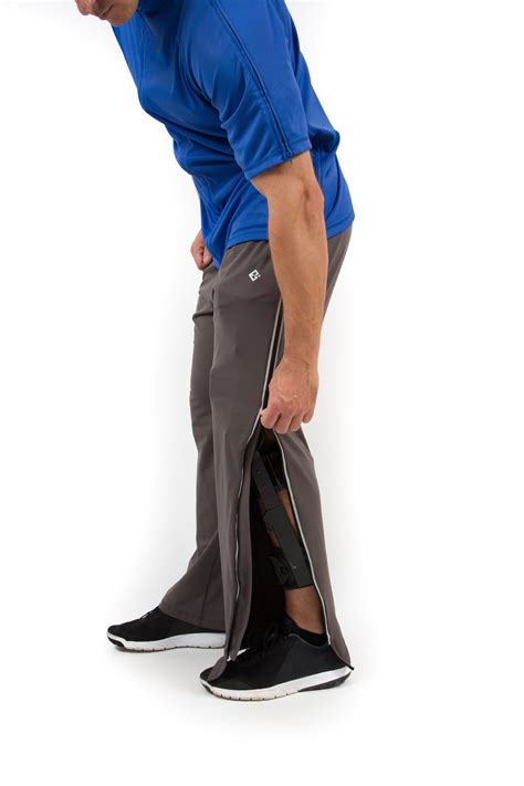 pants to wear with leg cast|adaptive post heart surgery clothing.